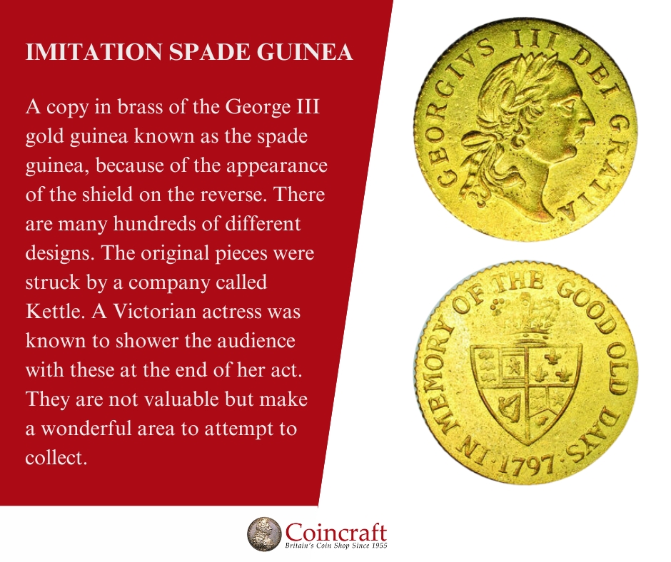 Imitation Spade Guinea - Coincraft